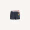 Extreme Tie-Dye-Badeshorts für Herren in Schwarz Extreme Tie-Dye-Badeshorts für Herren in Schwarz