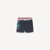 Extreme Tie-Dye-Badeshorts für Herren in Schwarz Extreme Tie-Dye-Badeshorts für Herren in Schwarz