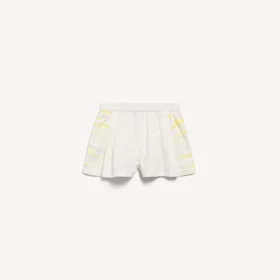 Extreme Tie-Dye-Boxershorts für Damen in A-Linie, weiß/gelb
