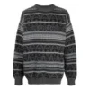 Fair-Isle-Pullover mit Rundhalsausschnitt „Grey“ 675280T16121240