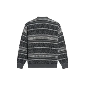 Fair-Isle-Pullover mit Rundhalsausschnitt „Grey“ 675280T16121240