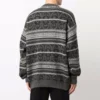 Fair-Isle-Pullover mit Rundhalsausschnitt „Grey“ 675280T16121240