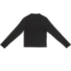 Fashion Institute Langarm-T-Shirt, mittlere Passform „Black“ 698124TMVH51073