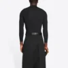 Fashion Institute Langarm-T-Shirt, mittlere Passform „Black“ 698124TMVH51073