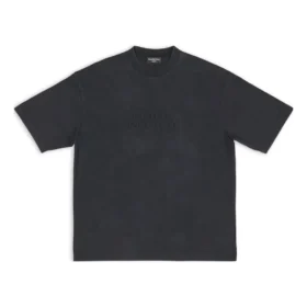 Fashion Institute T-Shirt, mittlere Passform, „Washed Black“ 612966TMVH68190