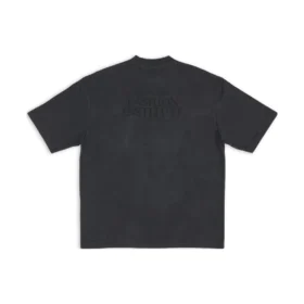 Fashion Institute T-Shirt, mittlere Passform, „Washed Black“ 612966TMVH68190