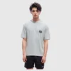 FBI Oversized-T-Shirt „Heather Grey Black“ 681314TLVG91380