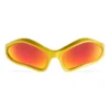 Fennec Oval Sonnenbrille „Yellow Red“ 768054T00077037