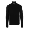 Figurbetonter Rollkragenpullover „Black“ 682003T51751000