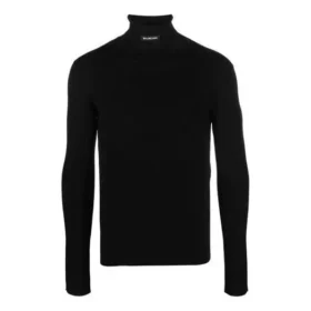 Figurbetonter Rollkragenpullover „Black“ 682003T51751000