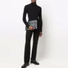 Figurbetonter Rollkragenpullover „Black“ 682003T51751000