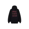 „Free Your Mind“-Hoodie „Black“ 641529TJU791000