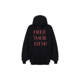 „Free Your Mind“-Hoodie „Black“ 641529TJU791000