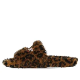 Furry-Pantoletten „Leopard“ 654261W2F119634
