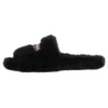 Furry-Pantoletten „Schwarz“ 654747W2DO11096