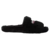 Furry-Pantoletten „Schwarz“ 654747W2DO11096