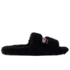 Furry Slides „Black“ 654261W2DO11096