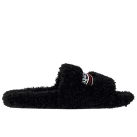 Furry Slides „Black“ 654261W2DO11096