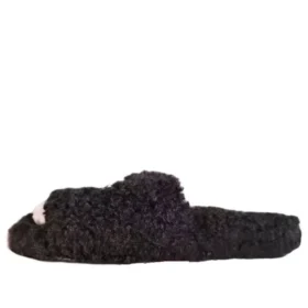Furry Slides „Schwarz“ 654261W2DO21008