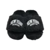 Furry Slides „Schwarz“ 654261W2DO21008