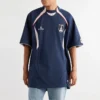 Fußball-T-Shirt Oversized „Blau“ 641664TJV054482