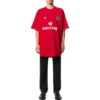 Fußball-T-Shirt Oversized „Rot-Weiß“ 641658TJV516540