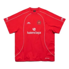 Fußball-T-Shirt Oversized „Rot-Weiß“ 777705TPVV36643