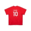 Fußball-T-Shirt Oversized „Rot-Weiß“ 777705TPVV36643