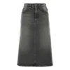 FW21 A-Linien-Rock „Washed Grey Denim“ 646913TBP477767