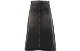 FW21 A-Linien-Rock „Washed Grey Denim“ 646913TBP477767