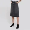 FW21 A-Linien-Rock „Washed Grey Denim“ 646913TBP477767