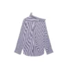 FW21 Gestreiftes Langarmhemd Dunkelblau 663034TIM368502