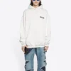 FW21 Hoodie mit Political Campaign-Aufdruck, Weiß 578135TKVI99084
