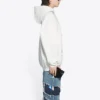 FW21 Hoodie mit Political Campaign-Aufdruck, Weiß 578135TKVI99084