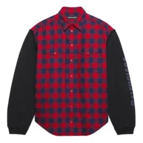 FW21 Langarm-Shirt Rot 658936TBM238521