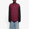 FW21 Langarm-Shirt Rot 658936TBM238521