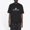 FW21 Retro-Logo-Aufdruck GS Schwarz 612966TKVI71070