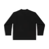 FW23 Strickjacke „Schwarzer doppelseitiger Wollstrick“ 771671T16751000