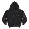 Gaffer-Hoodie mit Reißverschluss, schmale Passform „Schwarz Weiß Rot“ 720424-TNVK5-1089
