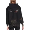 Gaffer-Hoodie mit Reißverschluss, schmale Passform „Schwarz Weiß Rot“ 720424-TNVK5-1089