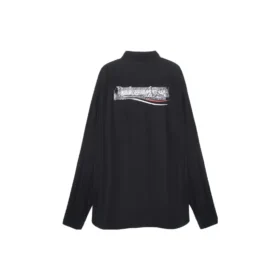 Gaffer Langarmhemd, Large Fit „Black“ 719874TYB181000