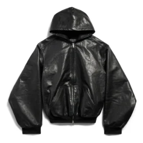 Gefütterter Hoodie mit Reißverschluss, Large Fit „Schwarz“ 790311TQS141000 Gefütterter Hoodie mit Reißverschluss, Large Fit „Schwarz“ 790311TQS141000