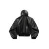 Gefütterter Hoodie mit Reißverschluss, Large Fit „Schwarz“ 790311TQS141000