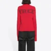 Gerippter bedruckter FREE-Rollkragenpullover „Red“ 662722T32106167