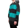 Gestreifter Oversize-Hoodie „Green Black“ 556137TDV325567