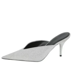 Glitter Knife Slingback „Silver“ 579279WA7018163