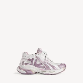 Glitzer-Sneaker für Damen in Weiß/Lila/Rosa