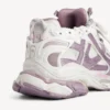 Glitzer-Sneaker für Damen in Weiß/Lila/Rosa Glitzer-Sneaker für Damen in Weiß/Lila/Rosa
