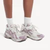 Glitzer-Sneaker für Damen in Weiß/Lila/Rosa Glitzer-Sneaker für Damen in Weiß/Lila/Rosa