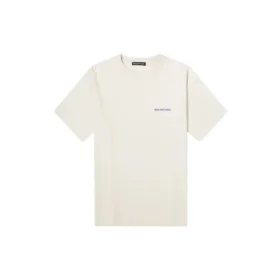 go Luxury Rundhals-Unisex-Baumwoll-T-Shirt mit kurzen Ärmeln, Weiß 612966TIVG59055